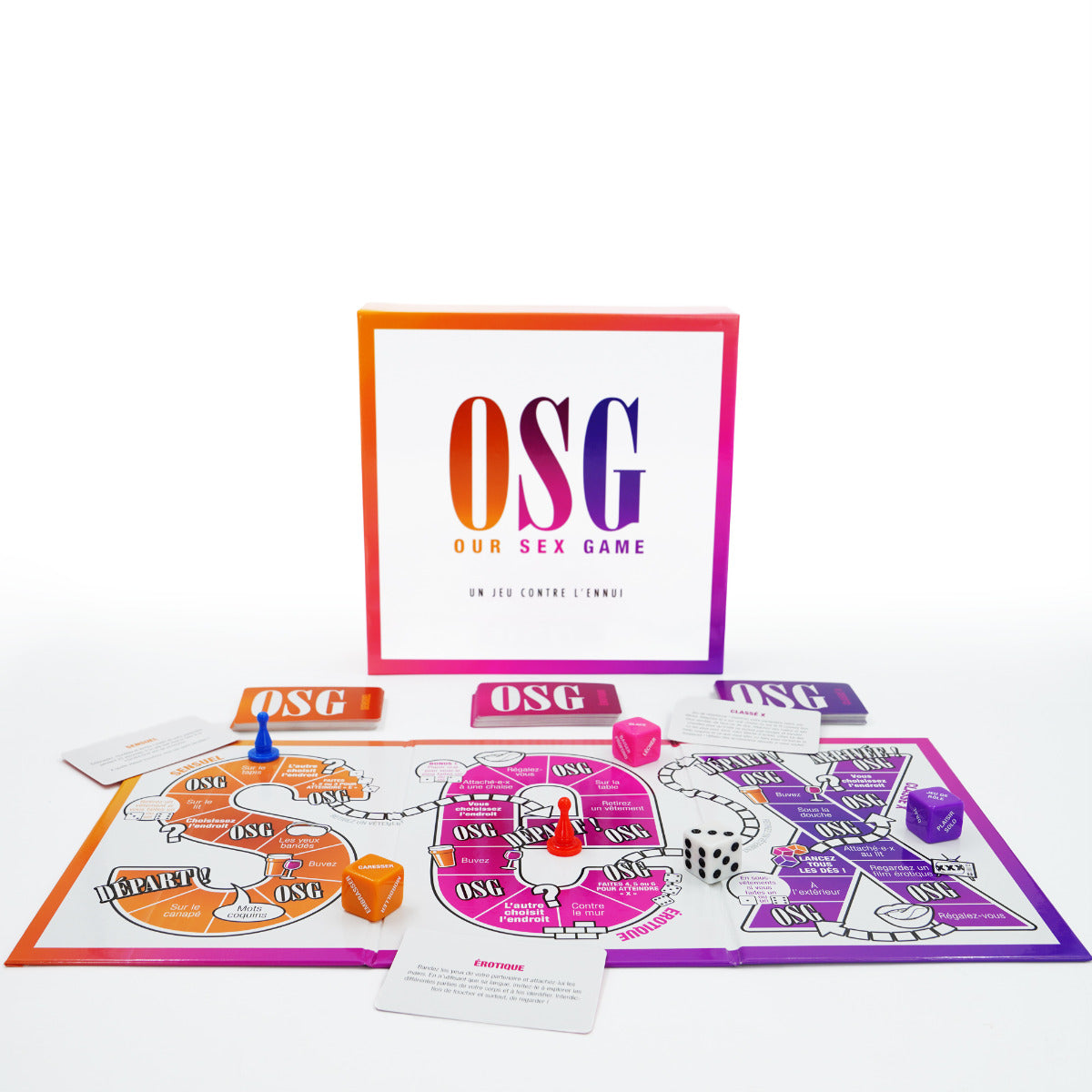 Our Sex Game French Edition – Erotic Exploration Board Game Default Title > Novelties > Games Main image