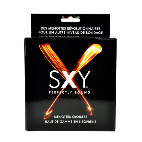 SXY Perfectly Bound Deluxe Neoprene Cross Cuffs – Adjustable Strong Velcro Bondage Cuffs > Bondage Gear > Restraints