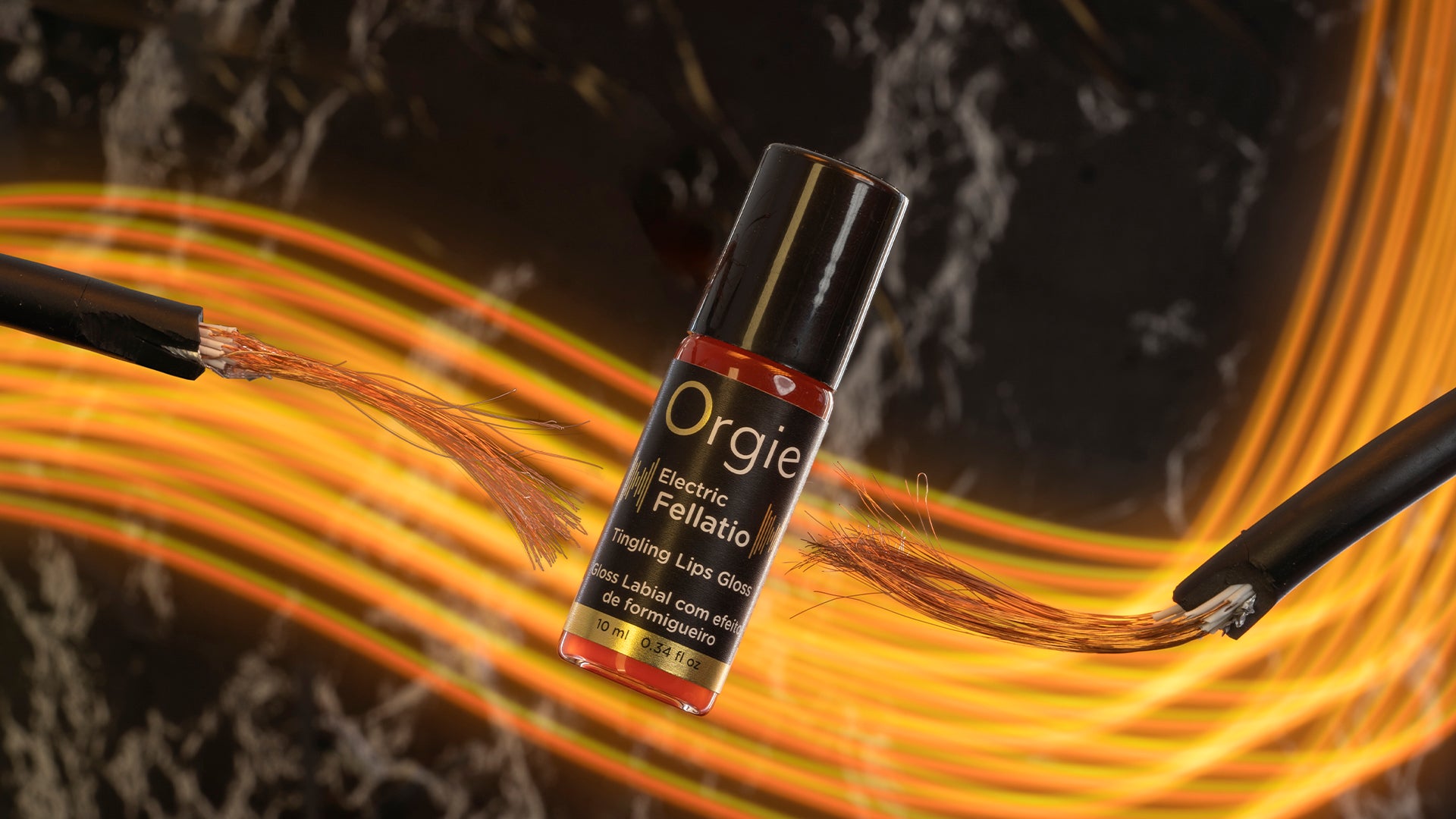 Orgie Electric Fellatio – Vibrating Lip Gloss Lip Plumper Lip Gloss 10ml > Lube > Oral Gels & Sprays