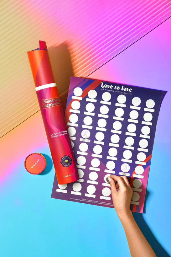Love to Love Chasing Memories Scratch Off Game – Intimate Bucket List Actions > Novelties > Games