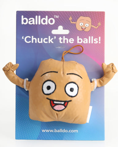 Balldo Chuck Plush Dog Chew Toy – Durable Soft Plush Material Dog Toy > Novelties > Gag Gifts