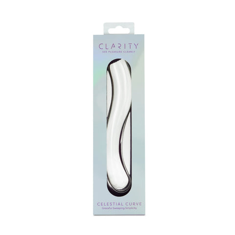 Celestial Curve 7.1 Inch Handblown Borosilicate Glass Double-Ended Dildo > Glass > Dildos
