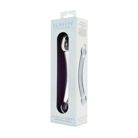 Celestial Purity 6.6 Inch Double-Ended Borosilicate Glass Dildo > Glass > Dildos