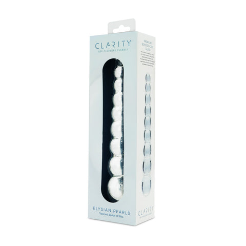 Elysian Pearls 6.7 Inch Borosilicate Glass Dildo Handblown Smooth Shaft > Glass > Dildos