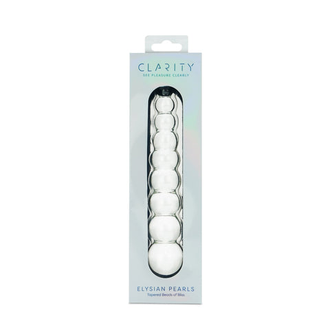 Elysian Pearls 6.7 Inch Borosilicate Glass Dildo Handblown Smooth Shaft > Glass > Dildos