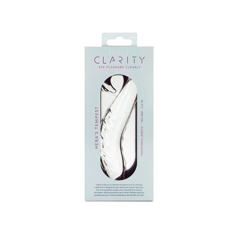 Hera's Tempest Premium Borosilicate Curved 5.5 Inch Glass Dildo > Glass > Dildos