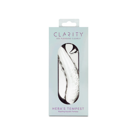 Hera's Tempest Premium Borosilicate Curved 5.5 Inch Glass Dildo > Glass > Dildos