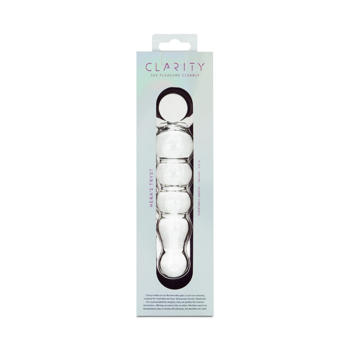Hera's Tryst – 4.9 Inch Handblown Borosilicate Glass Dildo > Glass > Dildos