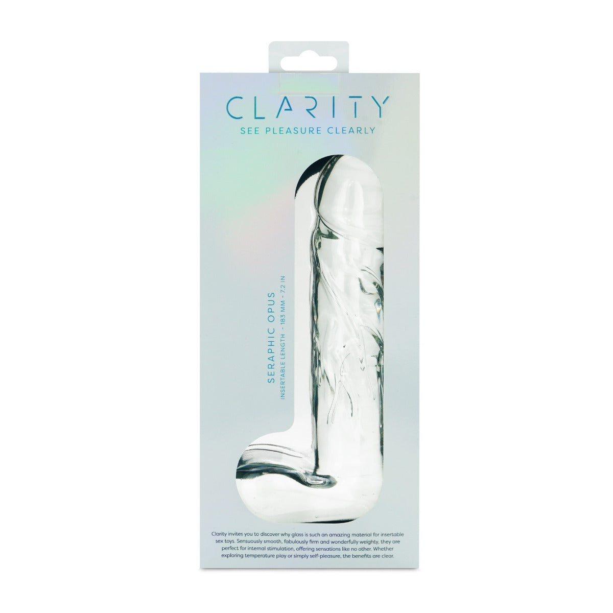 Seraphic Opus Handblown 7.2 Inch Borosilicate Glass Dildo Body-Safe Durable Material > Glass > Dildos