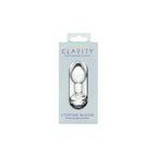 Clarity Utopian Bloom Handcrafted Glass 4.3 Inch Butt Plug > Glass > Dildos