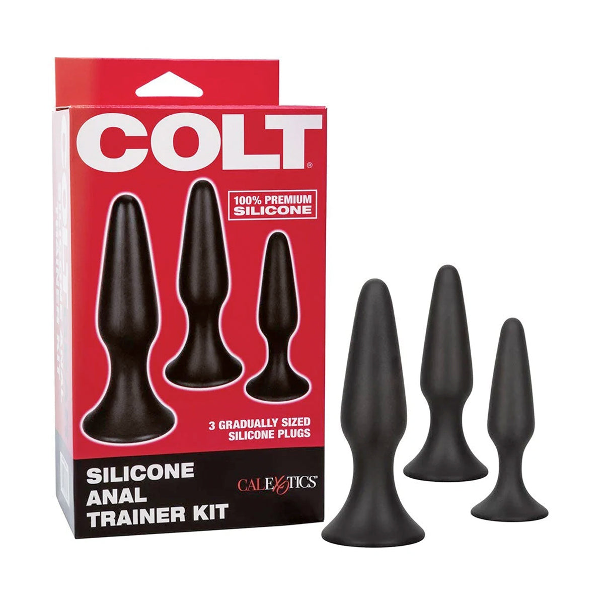 Colt Anal Trainer Kit – Graduated Silicone Anal Plug Set > Anal Range > Butt Plug Kits