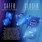 Skins Non-Latex Condoms – Ultra-Thin Hypoallergenic Vegan-Friendly 8 Pack > Essentials > Condoms