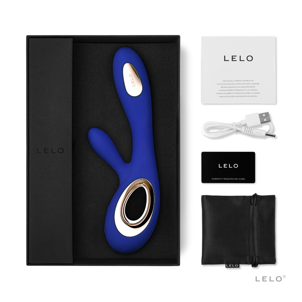 Lelo Soraya Wave – Dual Action Rechargeable Silicone Rabbit Vibrator > Vibrators > Ladies > Rabbit