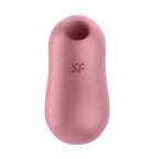 Satisfyer Cotton Candy Lilac Compact Oval Lay-On Vibrator with Pressure Waves and Vibration > Vibrators > Vibrating Pads