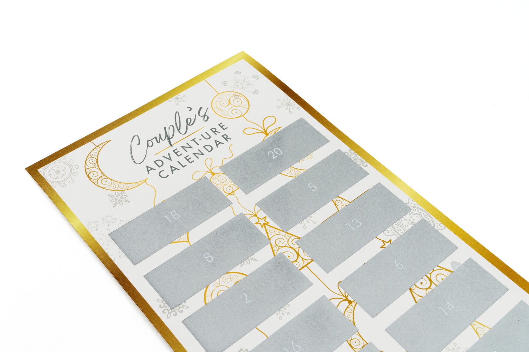The Couple's Advent-ure Scratch Calendar – Romantic Countdown Calendar Secondary image