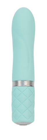 Pillow Talk Flirty Teal Vibrator for Playful Exploration