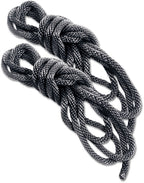 Sex and Mischief Silky Black Bondage Rope with Knot Guide Two 6-Foot Ropes Bondage Rope Black > Bondage Gear > Rope