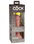 King Cock Elite Dual Density Vibrating Silicone Dildo – 6 or 8 Inch > Vibrators > Realistic Vibrators