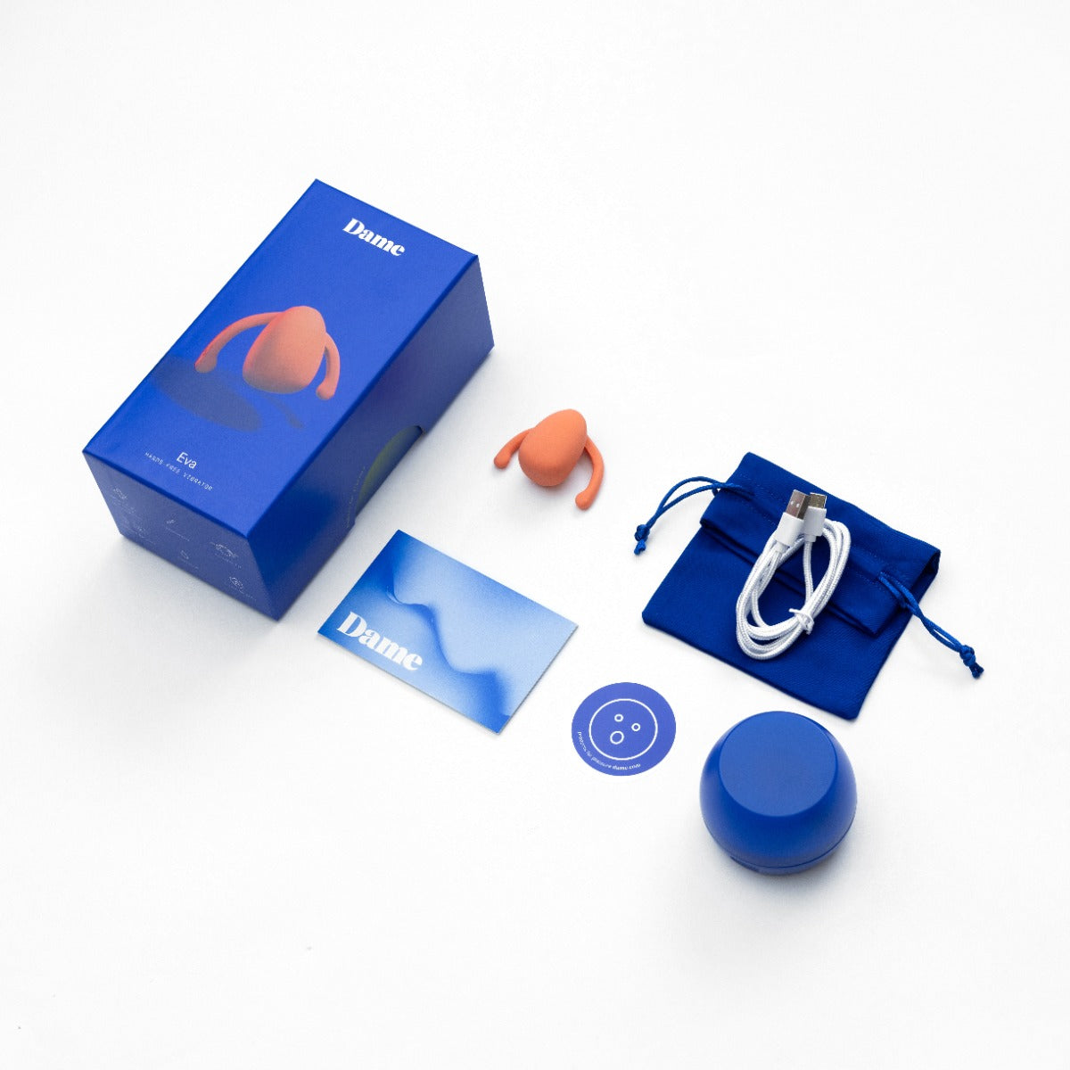 Dame Eva II Wearable Couples Vibrator – Hands-Free, Flexible Design, Powerful Motor > Sex Toys > Couples Toys