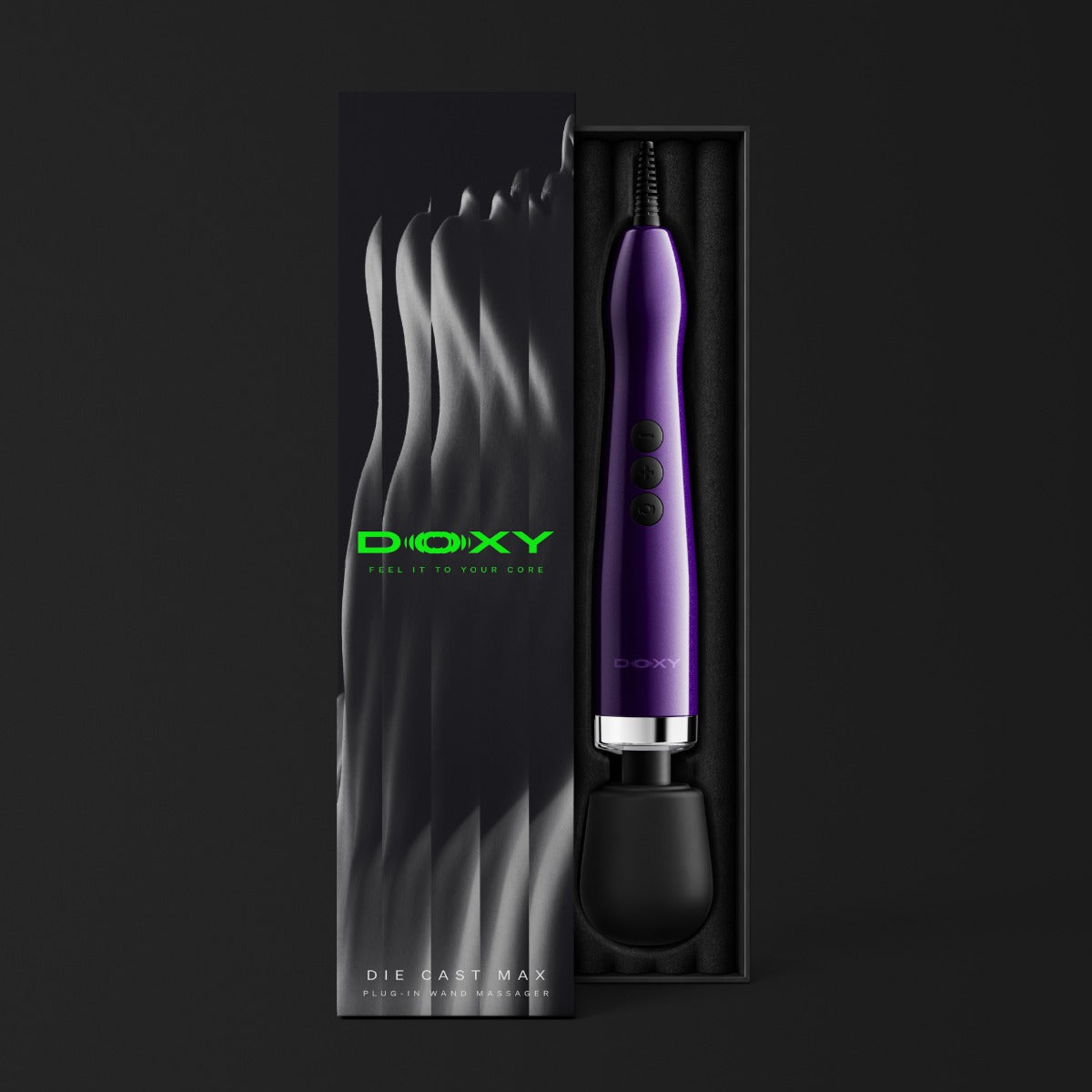 Doxy 2.0 Die Cast Max – Plug-In Metal Wand Massager > Sex Toys > Massage Wands
