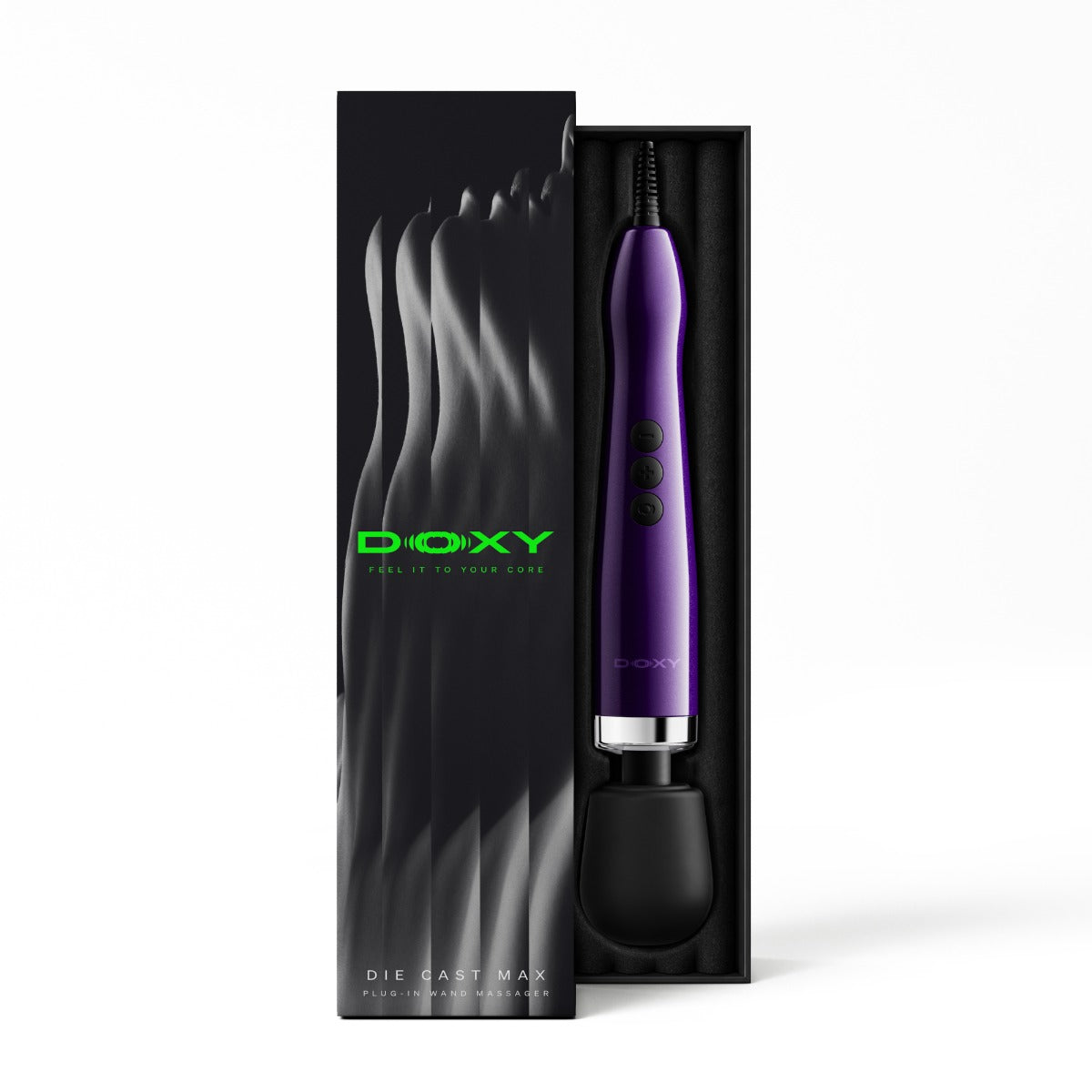 Doxy 2.0 Die Cast Max – Plug-In Metal Wand Massager > Sex Toys > Massage Wands