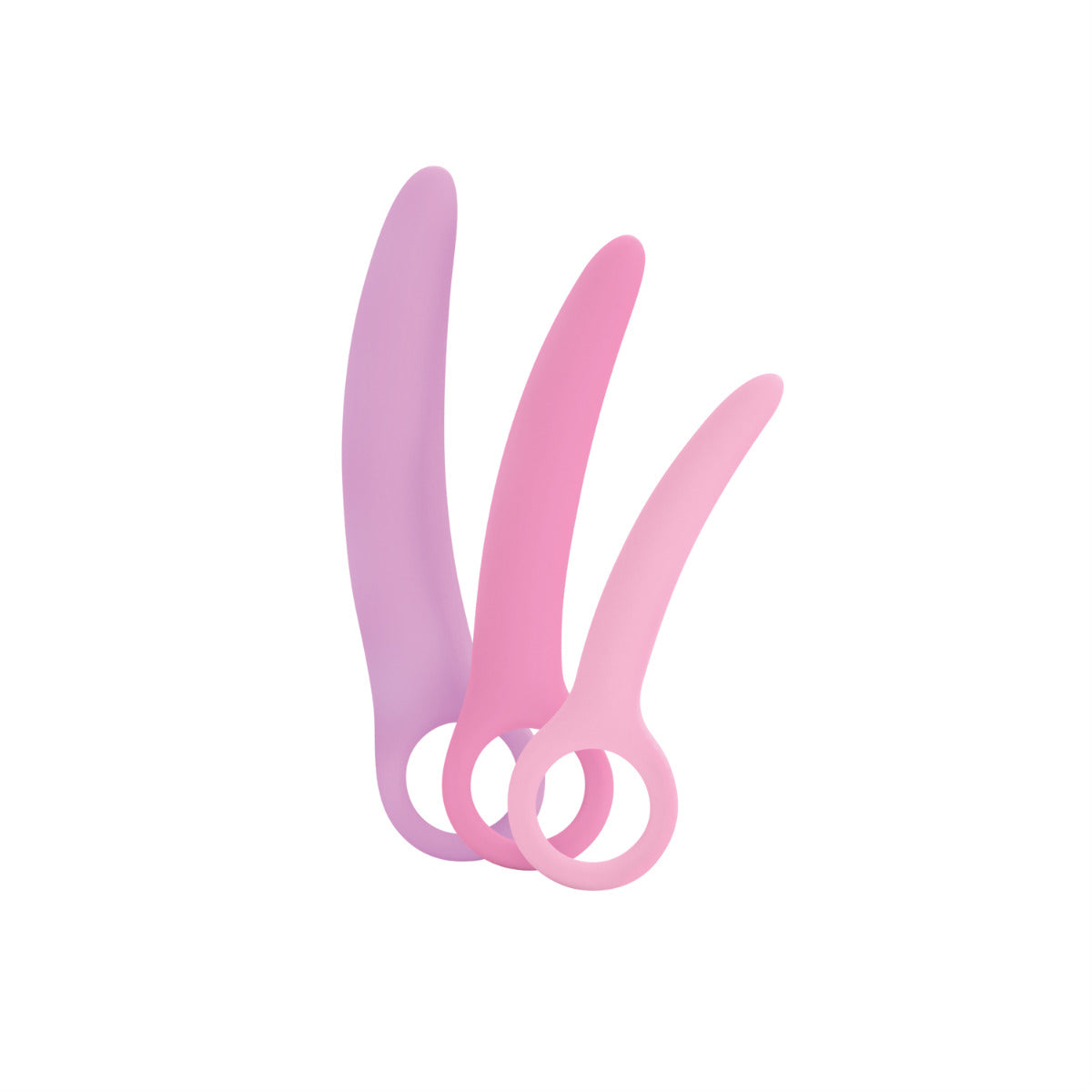Skins Care Curved Dilators 3-Piece Set Medical-Grade Silicone Small to Medium Dilators > Sex Toys > Dilators