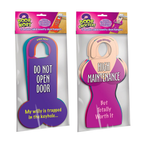 Five Pack Double Sided Door Hangers – Printed Message Signs > Novelties > Gag Gifts