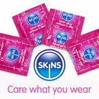 Skins Dots and Ribs Condoms – Textured Condom for Enhanced Sensation - Bulk 500 Pack > Essentials > Condoms