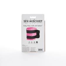 S&M Kinky Pinky Cuffs With Tethers And Restraints Default Title > Bondage Gear > Restraints