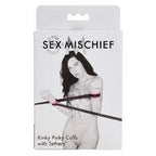 S&M Kinky Pinky Cuffs With Tethers And Restraints > Bondage Gear > Restraints