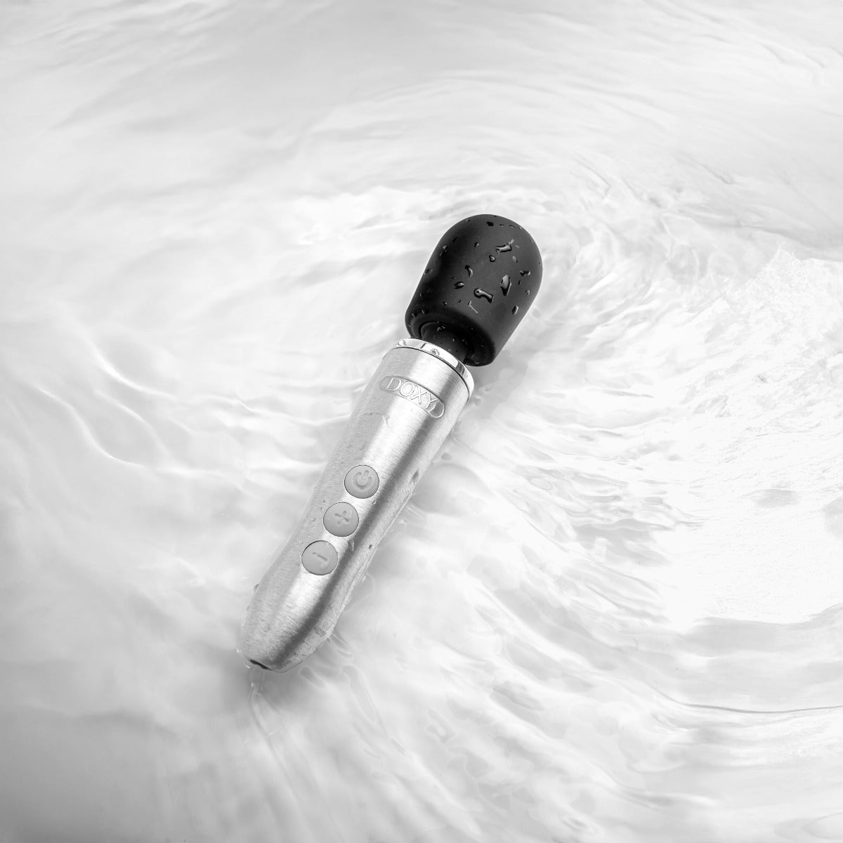 Doxy Go Brushed Metal – Compact Powerful Rechargeable Wand Massager > Sex Toys > Mini Massagers