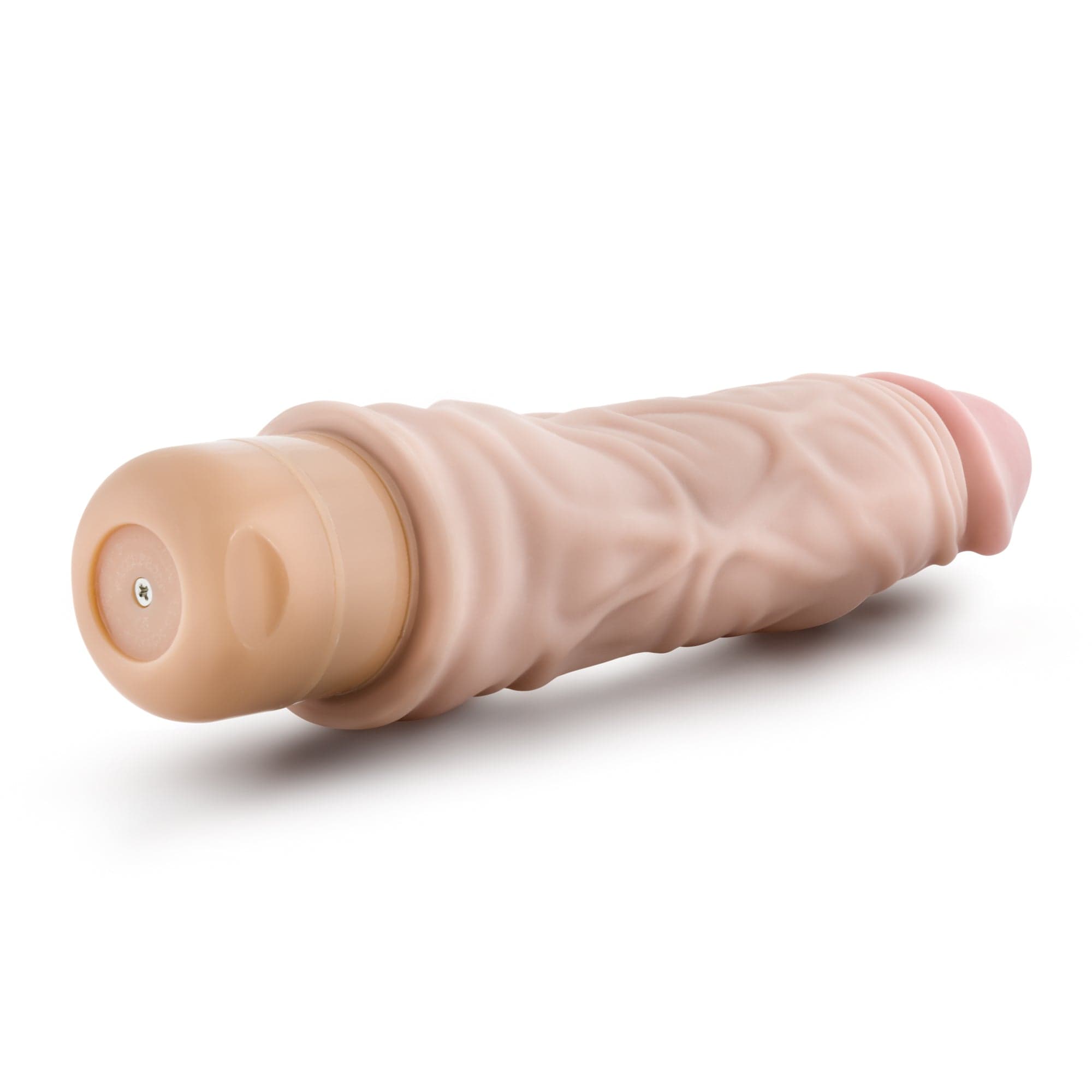 Dr Skin Cock Vibe 10 8.5 Inch Vibrating Cock in Beige DONGS Vibrating