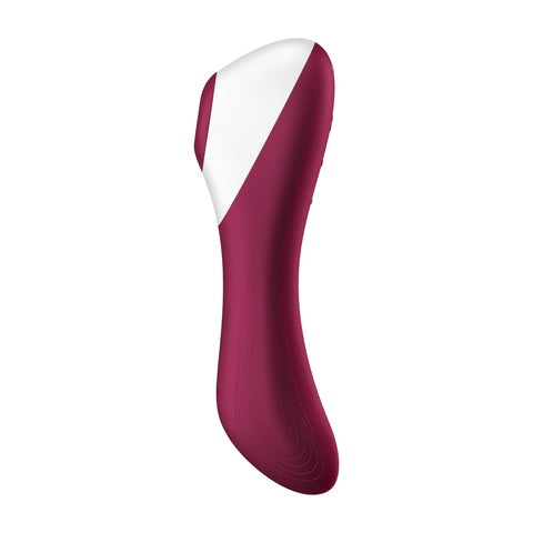 Satisfyer Dual Crush Air Pulse Stimulator with Vibration – Rechargeable Silicone Vibrator > Sex Toys For Ladies > Air Pulsation