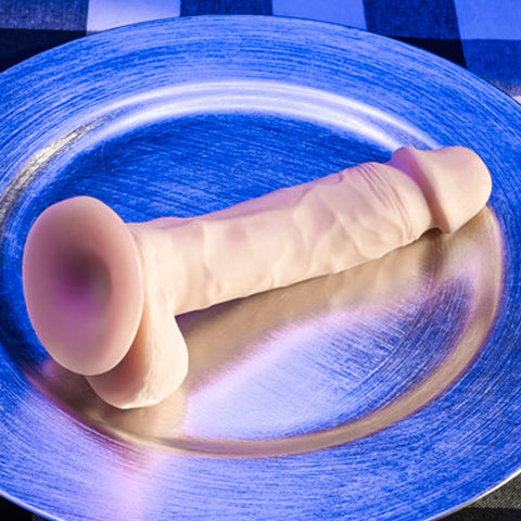 6.5" Natural Feel Dildo Light Dongs Realistic