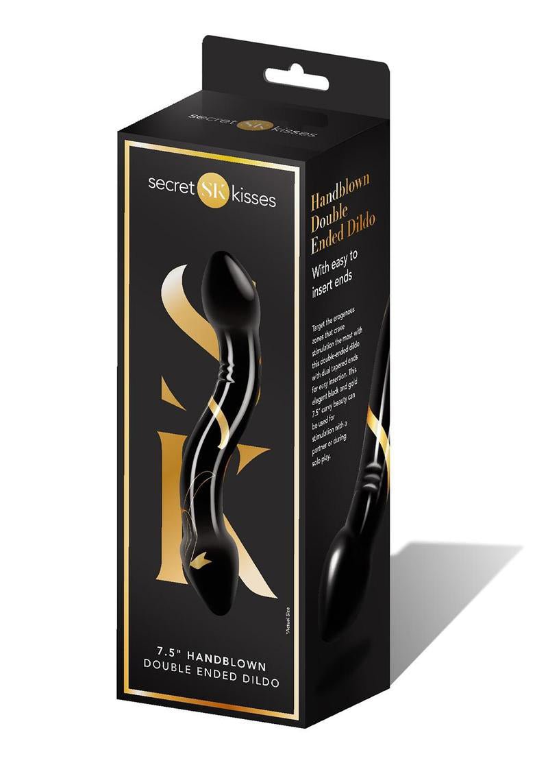 Secret Kisses Handblown Double Ended Dildo 7.5 Inch > Glass > Dildos