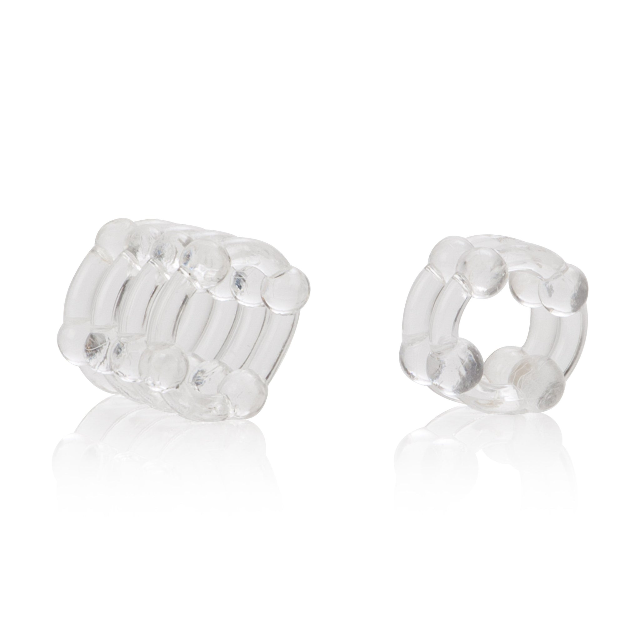 Colt Enhancer Ring Set of 2 – Soft Stretchy Silicone Erection Enhancer Rings Clear > Cock Ring > Sets