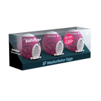 Satisfyer Bubble Masturbator Eggs Set of 3 – Disposable Stretchy Male Masturbators Default Title > Sex Toys For Men > Masturbators Cup