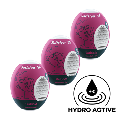 Satisfyer Bubble Masturbator Eggs Set of 3 – Disposable Stretchy Male Masturbators > Sex Toys For Men > Masturbators Cup