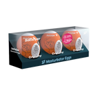 Satisfyer Crunchy Set of 3 – Disposable Stretchy Masturbator Eggs Default Title > Sex Toys For Men > Masturbators Cup