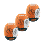 Satisfyer Crunchy Set of 3 – Disposable Stretchy Masturbator Eggs > Sex Toys For Men > Masturbators Cup