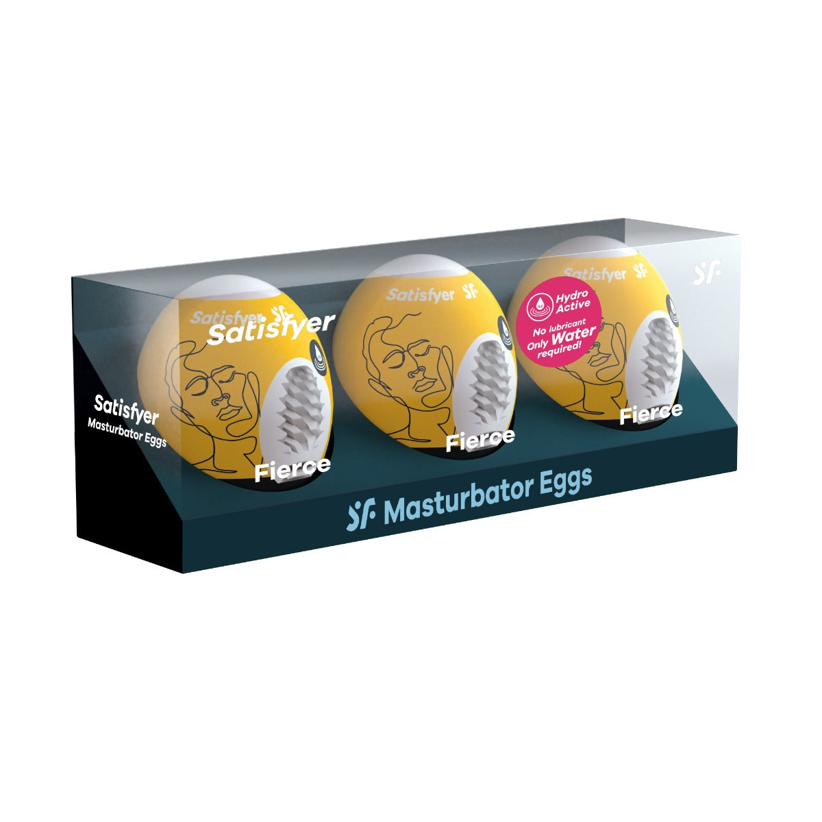 Satisfyer Fierce Masturbator Egg Set of 3 – Disposable Lightweight Penis Stimulation Eggs Default Title > Sex Toys For Men > Masturbators Cup