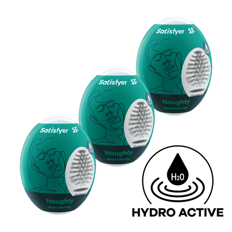 Satisfyer Naughty Egg Set – Disposable Stretchy Masturbator Eggs 3-Pack > Sex Toys For Men > Masturbators Cup