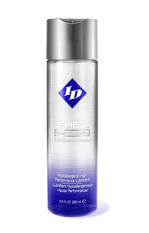 ID Free Hypoallergenic Water Based Lubricant 250ml for Sensitive Skin Clear Water Based Lube