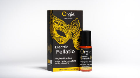 Orgie Electric Fellatio – Vibrating Lip Gloss Lip Plumper Lip Gloss 10ml > Lube > Oral Gels & Sprays