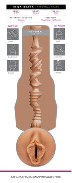 Fleshlight Girls Eliza Ibarra Ethereal – Detailed Texture Sleeve Masturbator > Sex Toys For Men > Masturbators > Pornstar