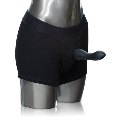 Packer Gear Boxer Harness Black Large to Xtra Large Black Bodyforms