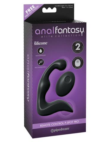 Pipedream Anal Fantasy Elite Remote Control P-Spot Pro USB Rechargeable Silicone Vibrator > Anal Range > Prostate Plugs