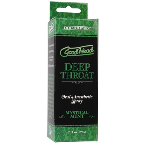 Goodhead Deep Throat Spray Mystical Mint 2 Fluid Ounces Oral Gels & Sprays