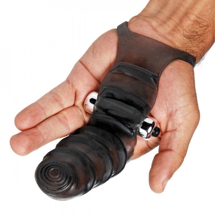 Master Series Bang Bang Vibrating Finger Glove BULLETS & EGGS