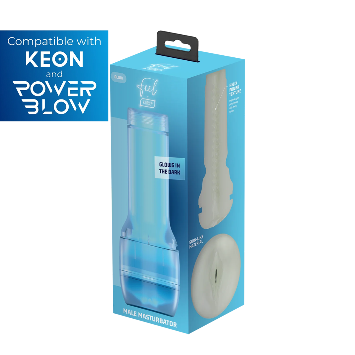 Kiiroo Feel Stroker Glow in the Dark Silicone Stroker > Sex Toys For Men > Masturbators > Vibrating